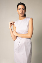 Italian Cotton Boss Dress – Elegant Women’s Office Dress - Lolomo!