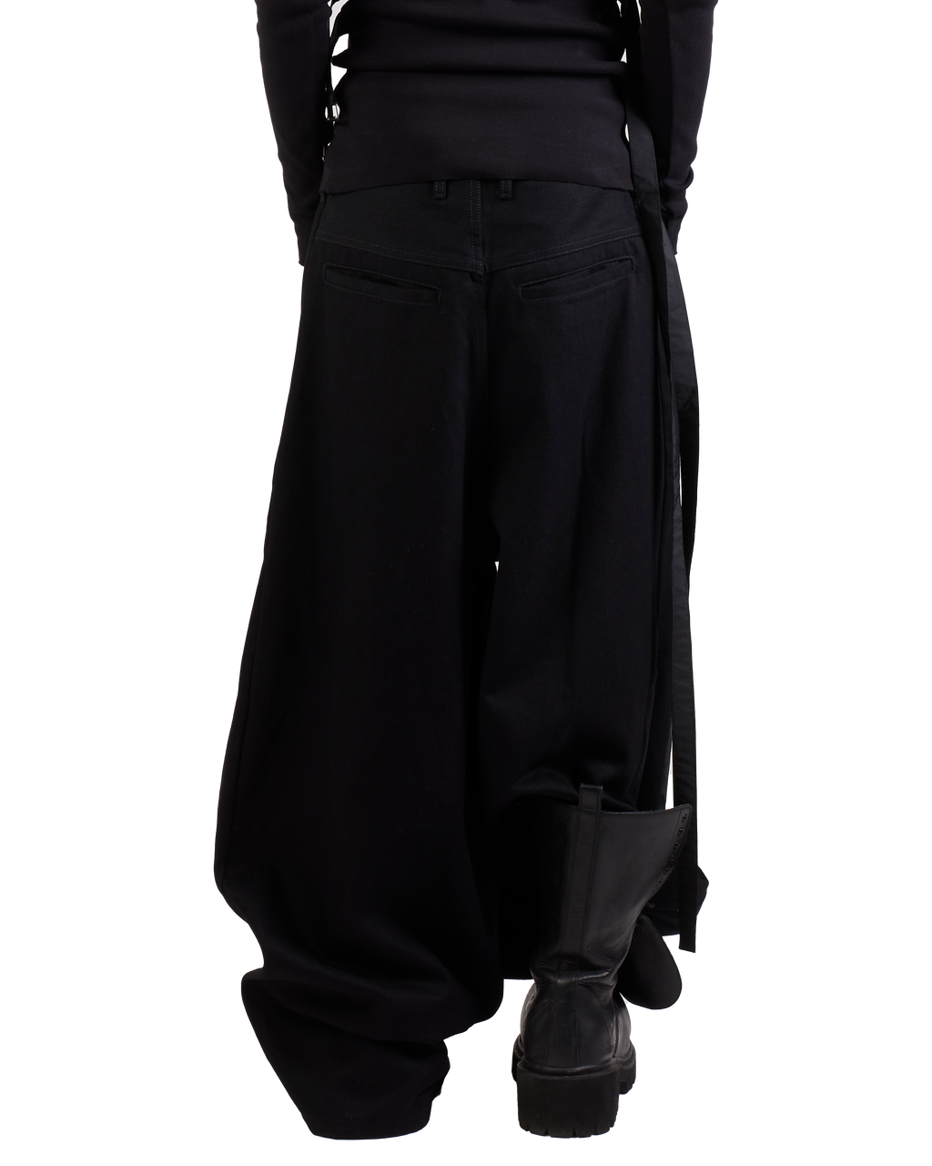 BLACK PLAID SCOUT DENIM