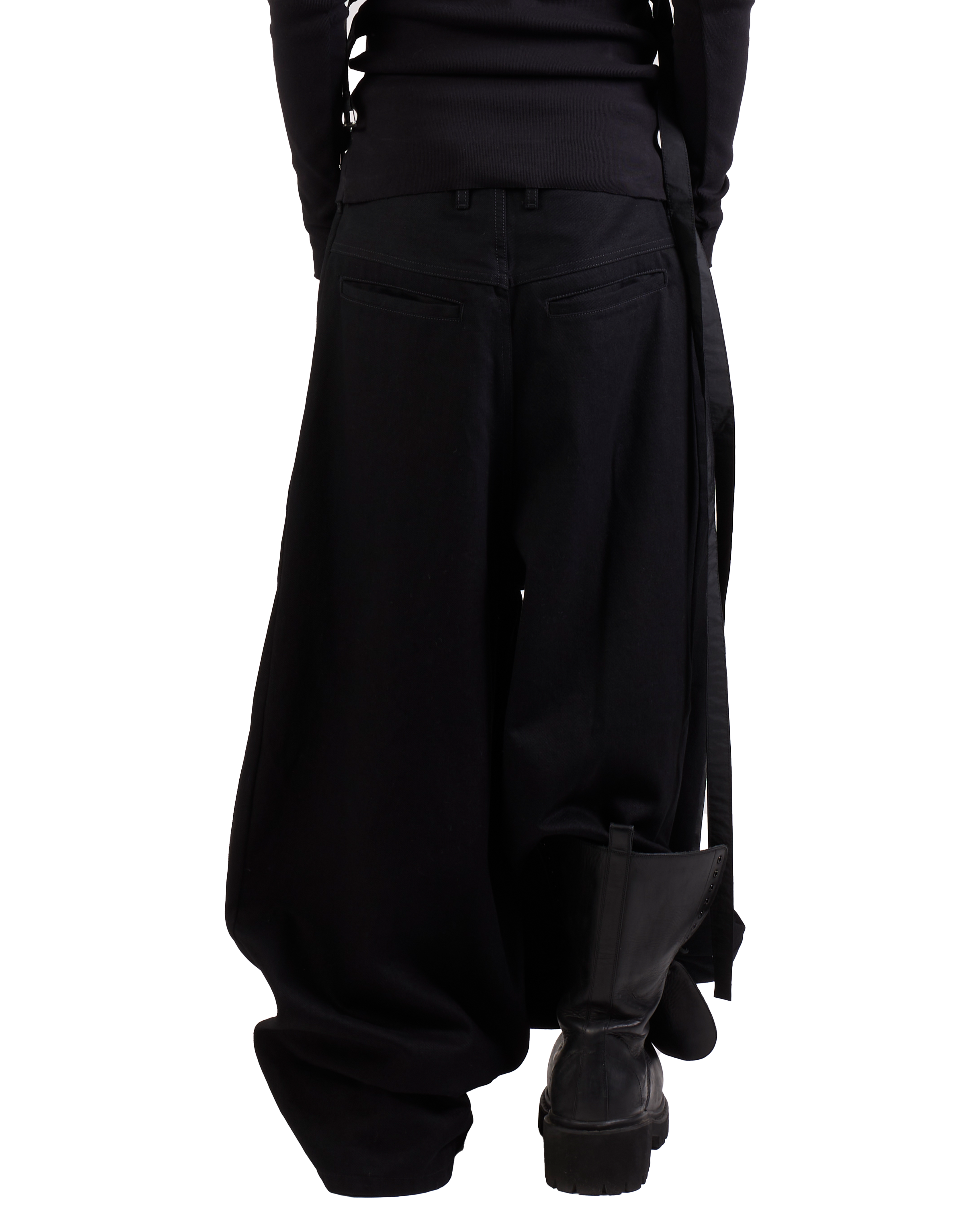 BLACK PLAID SCOUT DENIM