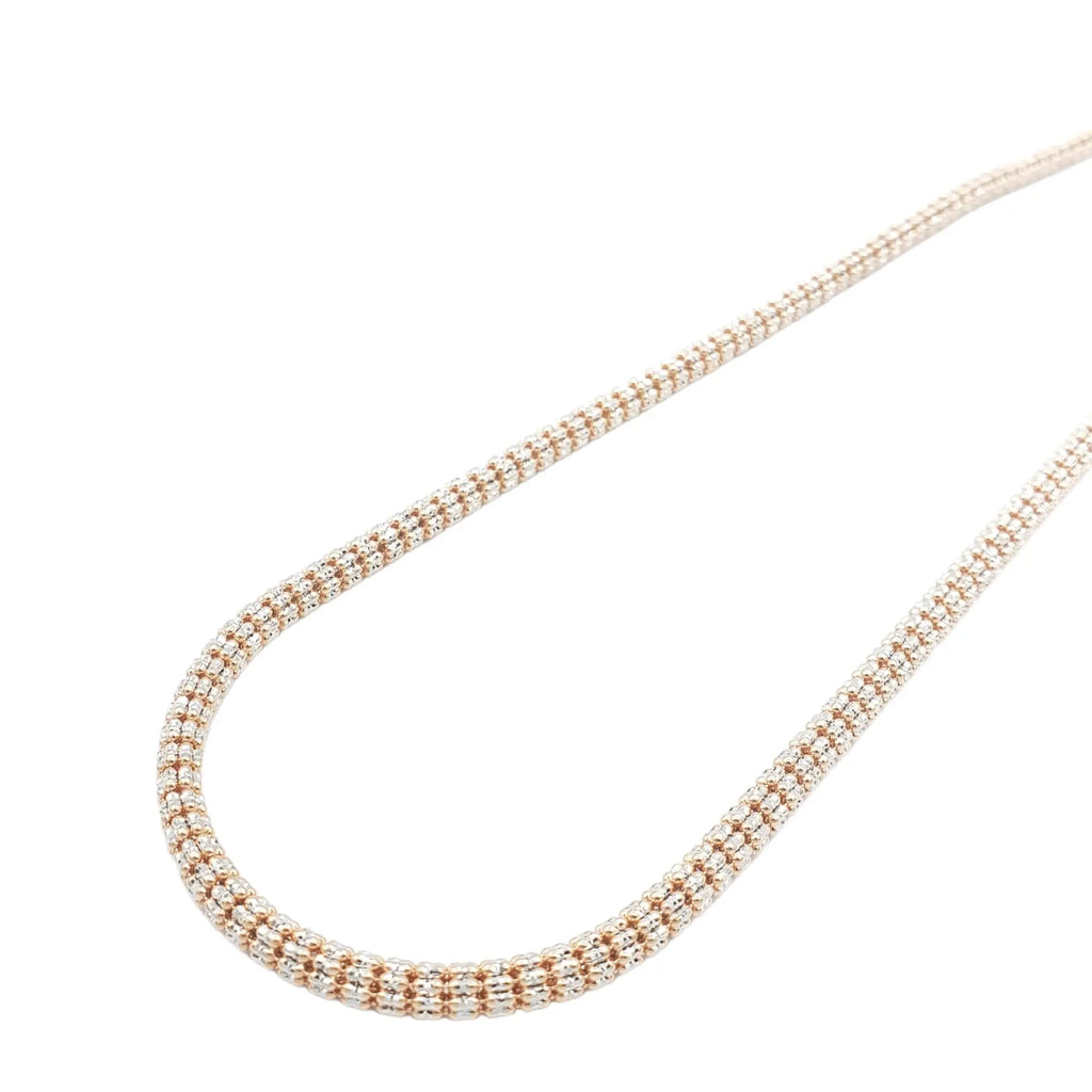 10K Gold- Ice Chain (Rose Gold)