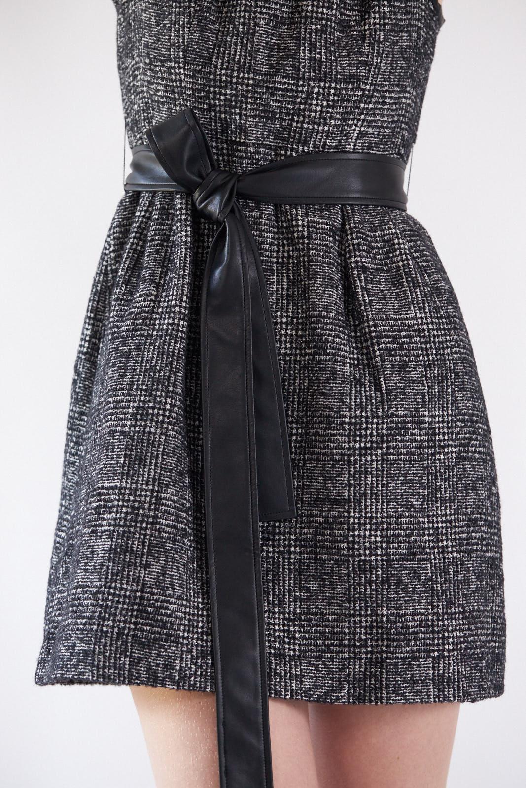 Ebony Mini Tweed Dress – Women’s Chic Mini Dress