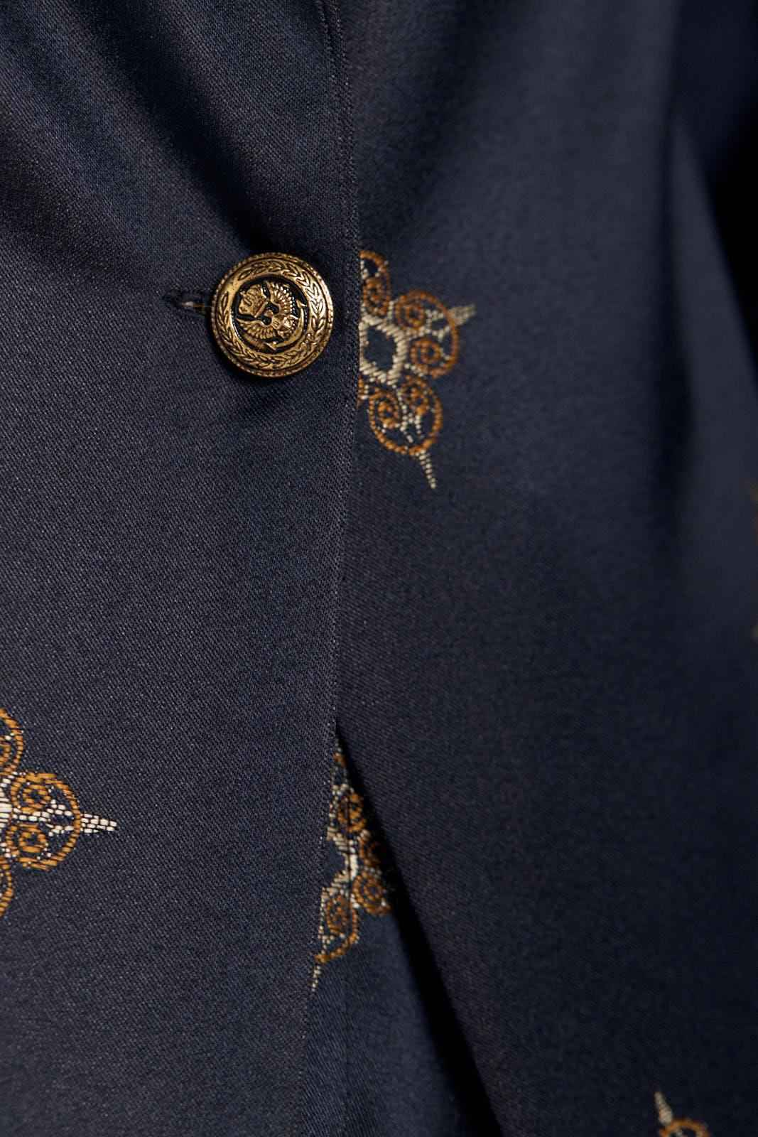 Standout Black and Gold Blazer