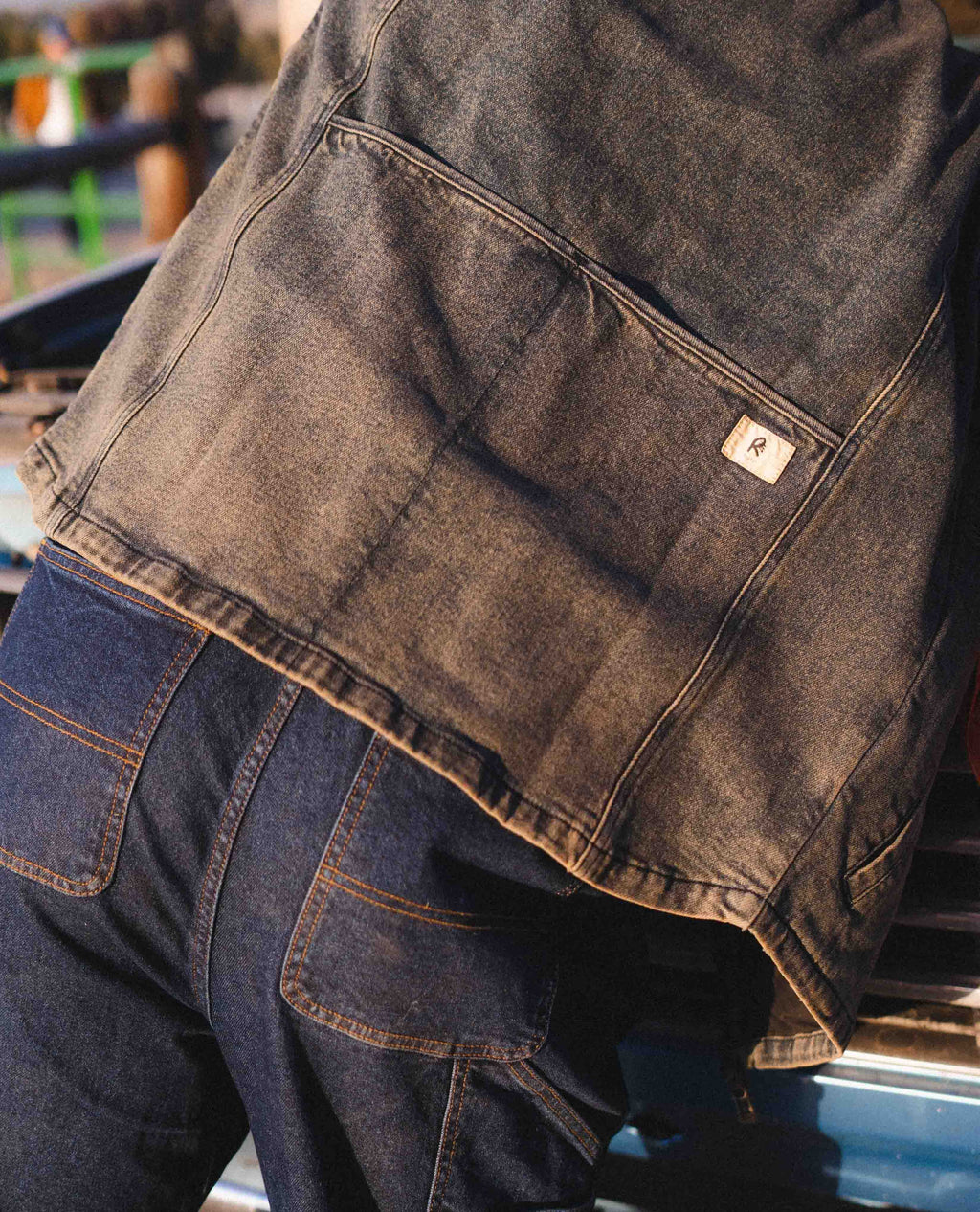 Denim Utility Jacket - Lolomo!