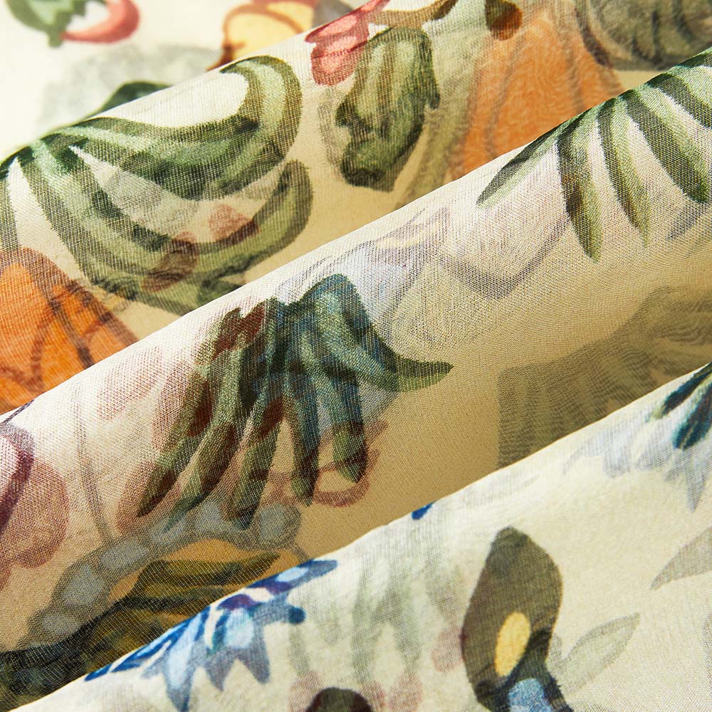 Charles Voysey Alice - 100% Pure Silk Scarf