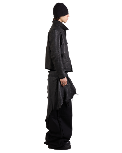 LEATHER HALF SKIRT - Lolomo!