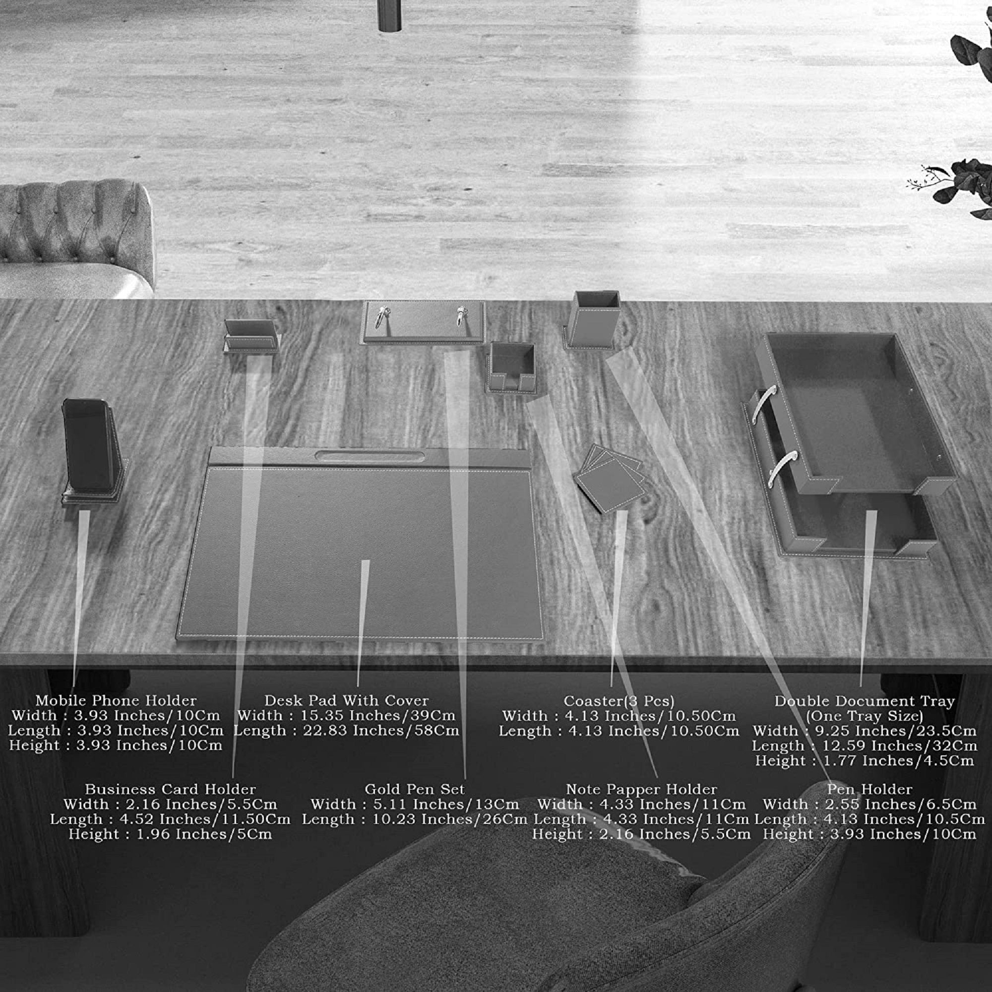 MOOG Classic Desk Organizer - Cream- 12 PCS