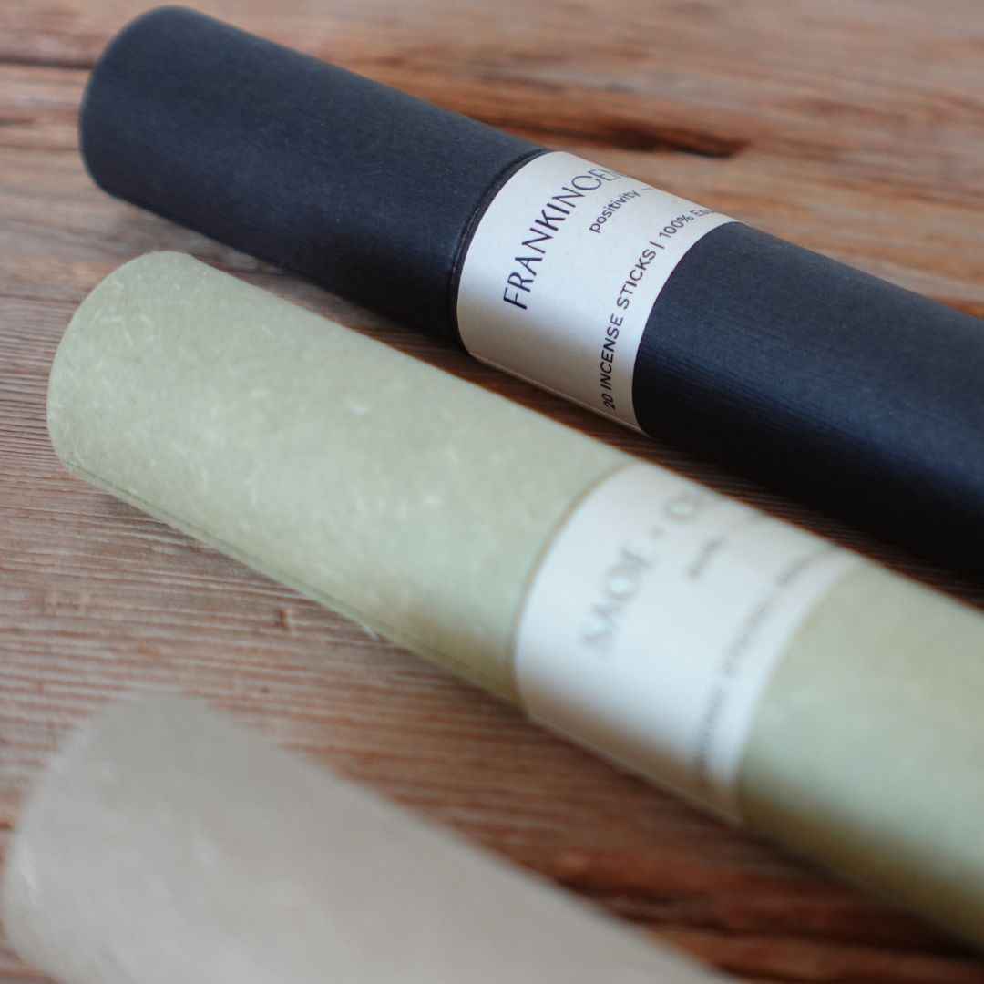 Essential Oil Incense Sticks for Aromatherapy by Tilley + Me