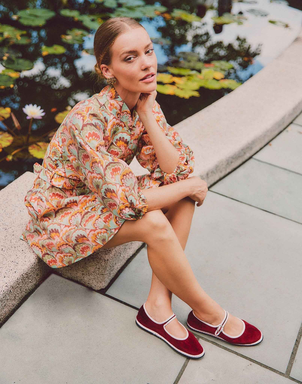 Mestiza x SantM Mary Jane Furlane Bordeaux