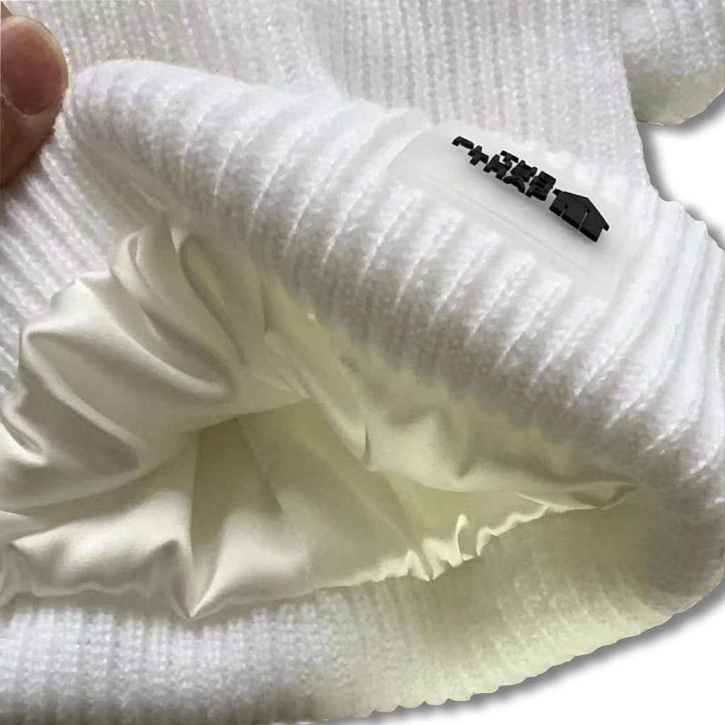 Satin Lined Bunny Beanie