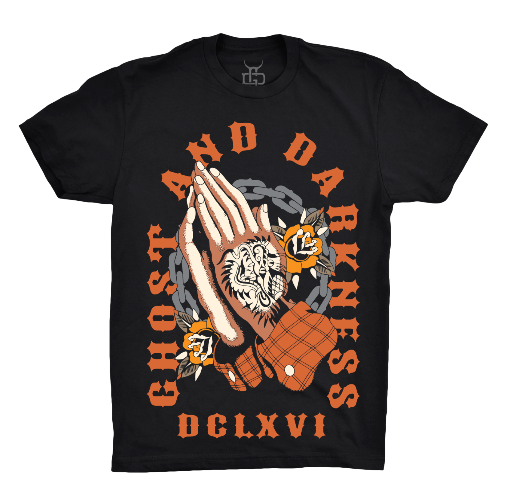 Praying Hands Shirt | Ghost & Darkness Streetwear