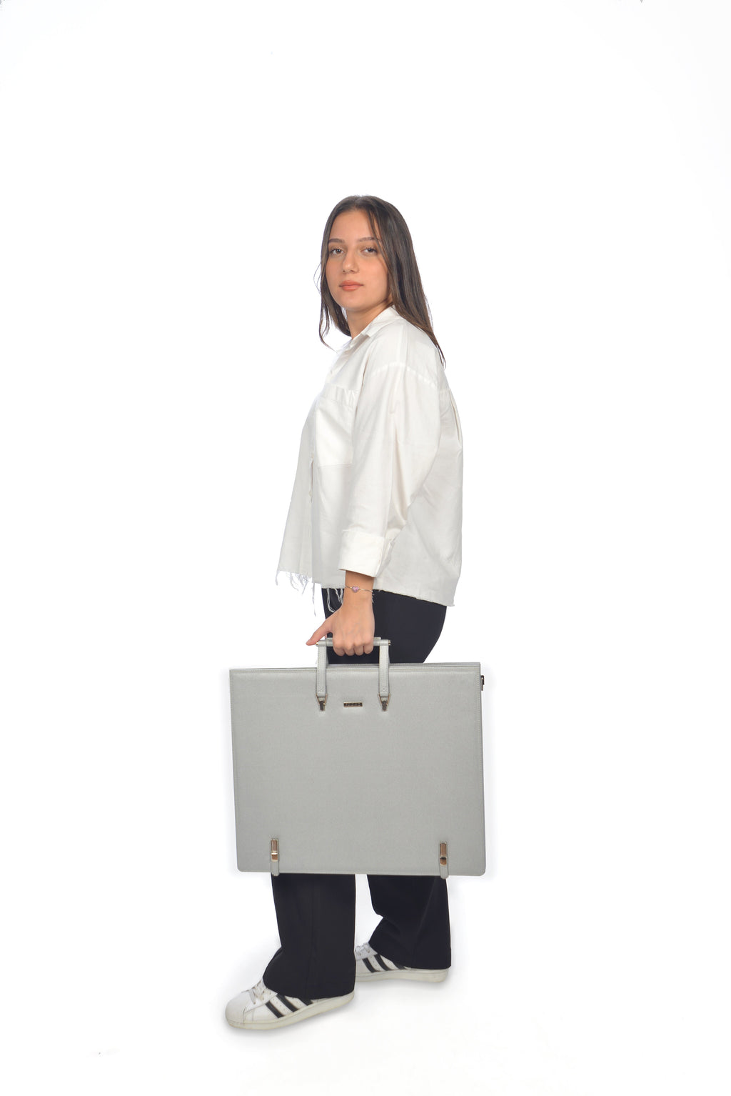 Leather Binder Leather Portfolio Gifts For Painters - Portfolio Binder- Art Supplies Organizer