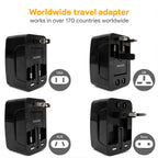 International Travel Adapter with USB Ports