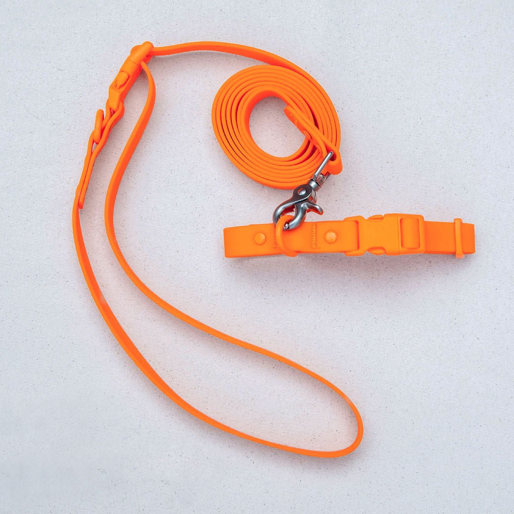 PVC Dog Collar - All Weather Waterproof Durable & Odor-Resistant