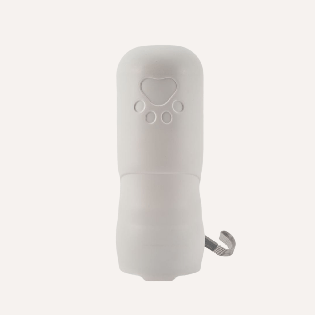 Travel Dog Water Bottle with Treat Holder – Leakproof & BPA-Free 350mL - Lolomo!