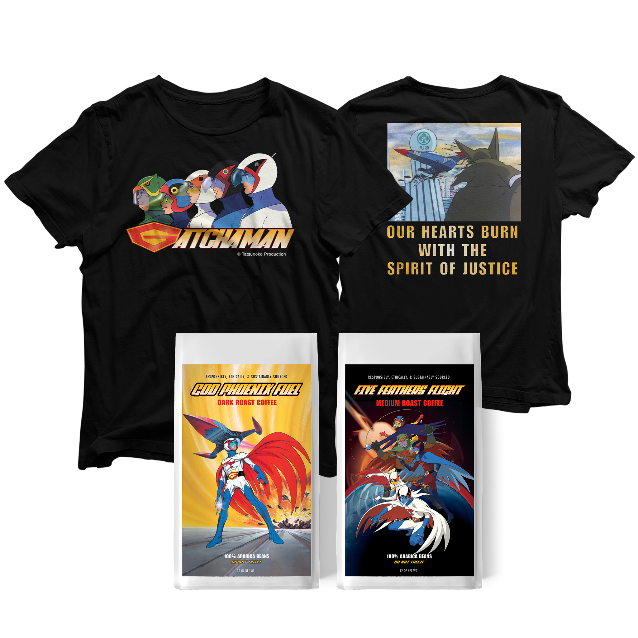 Combo café et thé Gatchaman