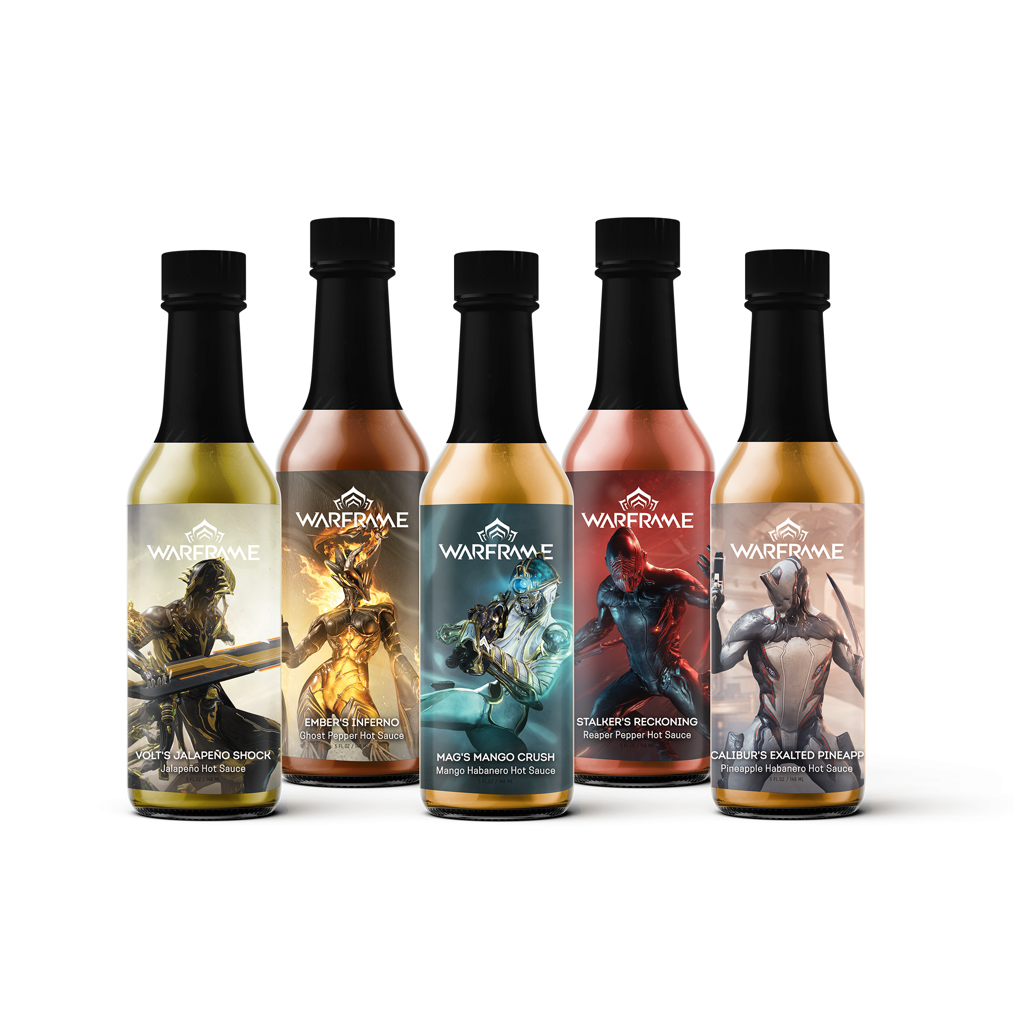 Warframe Hot Sauce 5-Pack