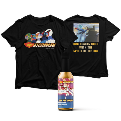 Gatchaman Tee Hot Sauce Combo