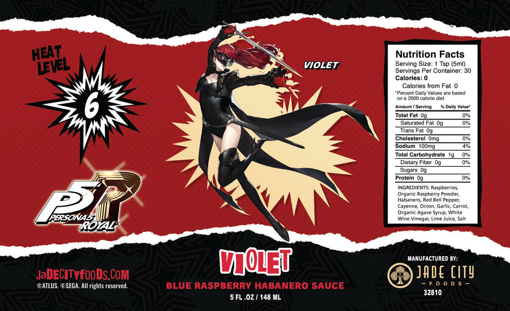Violet : Blue Raspberry Habanero Sauce