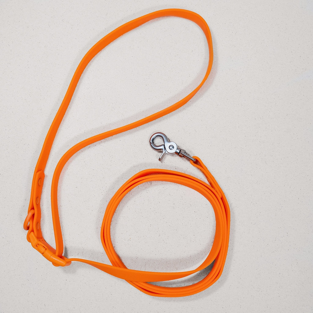 PVC Handsfree Dog Leash - All Weather Waterproof Durable & Odor-Resistant