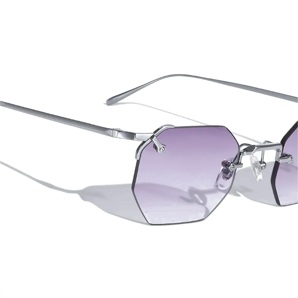 A.M. Metal Hexagon Sunglasses - Lolomo!