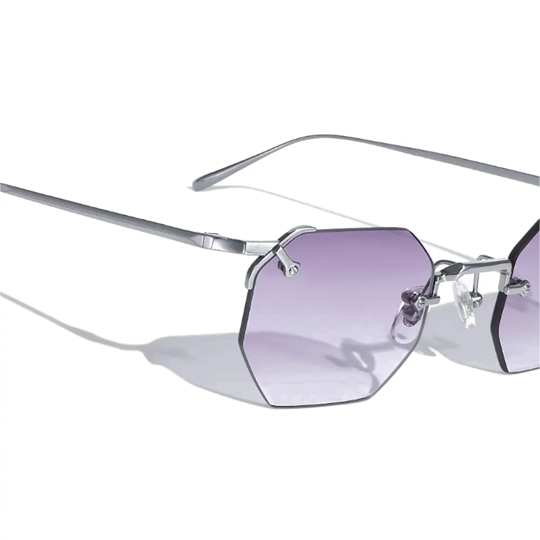 A.M. Metal Hexagon Sunglasses - Lolomo!