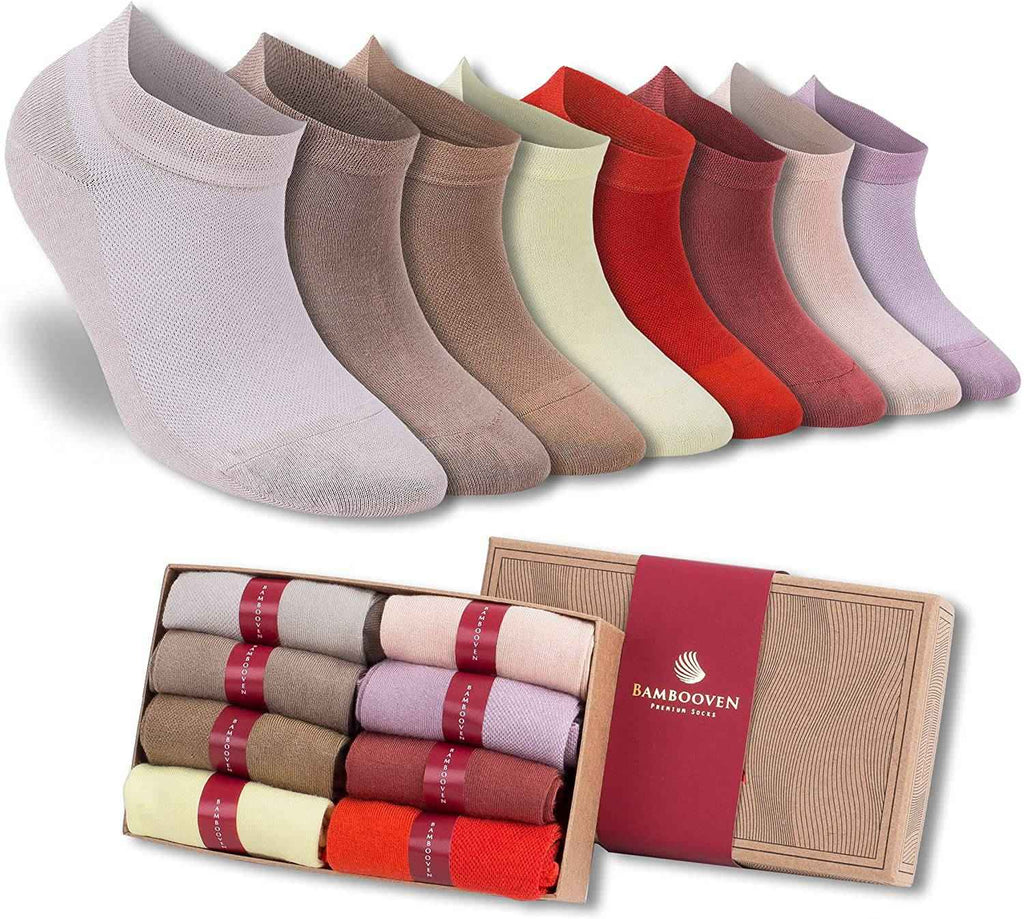 Women’s Bamboo Ankle Socks 8-Pack - 628