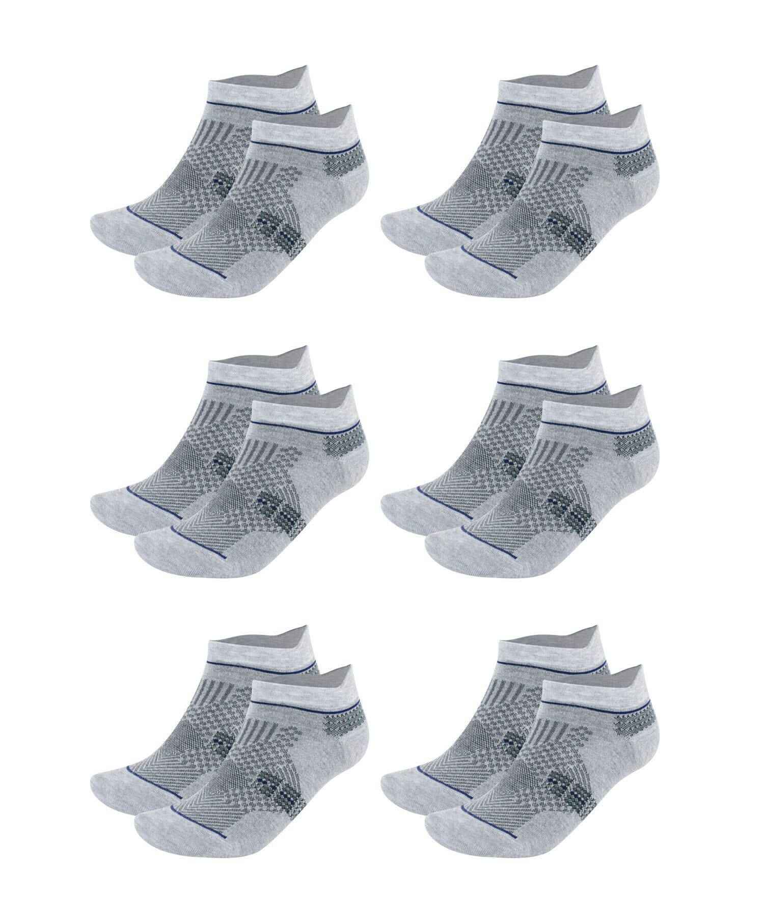Men's & Women's Bamboo Ankle Socks 6-Pack