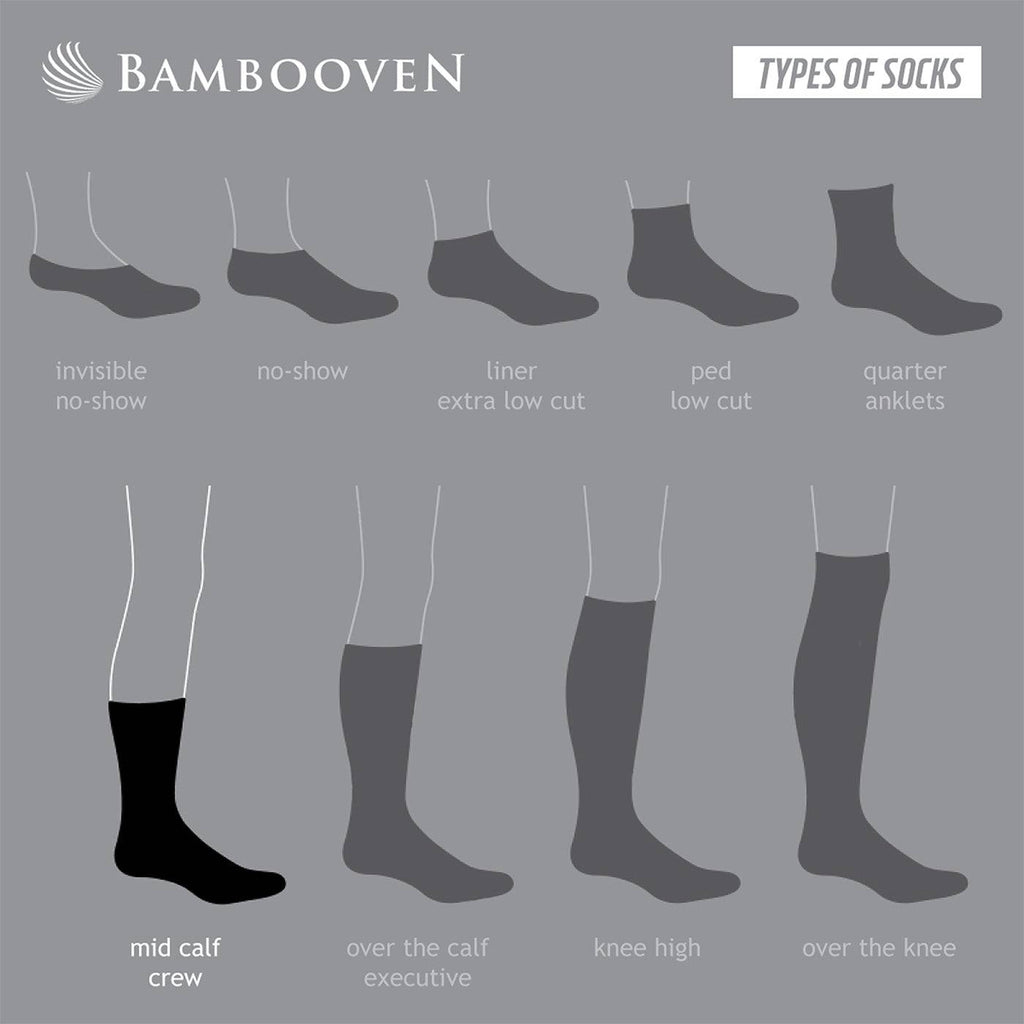 Men’s Bamboo Lightweight Dress & Trouser Socks 3-Pack - 509 - Lolomo!