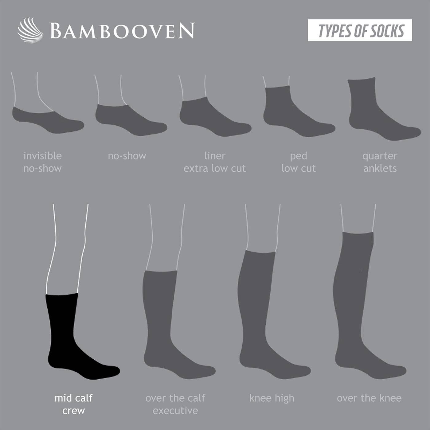 Men’s Bamboo Lightweight Dress & Trouser Socks 3-Pack - 509 - Lolomo!