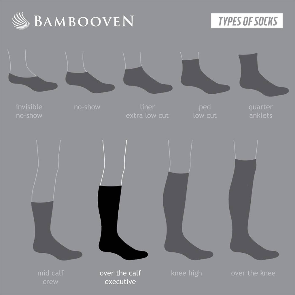 Men’s Bamboo Diabetic Dress & Trouser Socks 6-Pack - 637 - Lolomo!