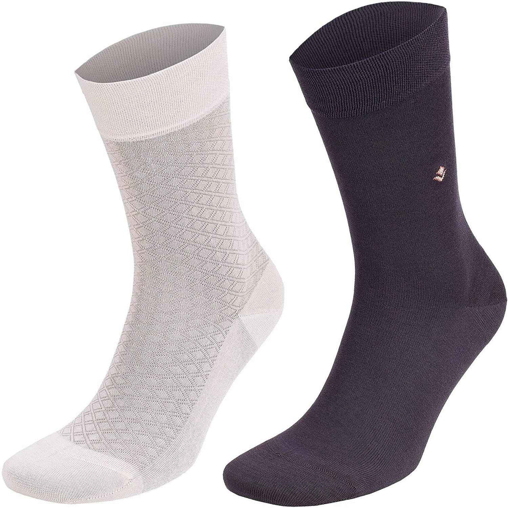 Men’s Bamboo Lightweight Dress & Trouser Socks – 8-Pack | Odor-Free, Breathable, Premium Comfort - 543