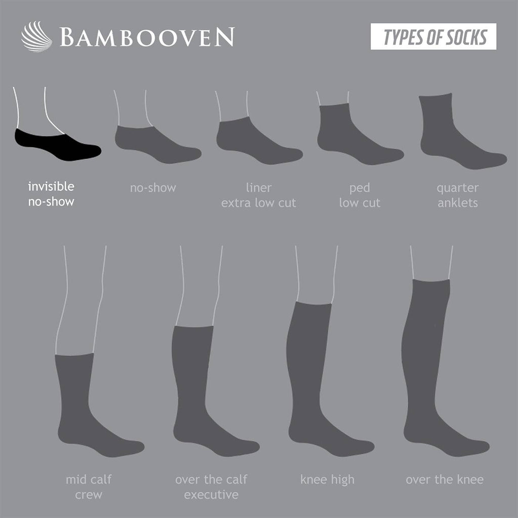 Women’s Bamboo No-Show Socks 6-Pack | Invisible, Breathable, Moisture-Wicking Socks - 612 - Lolomo!