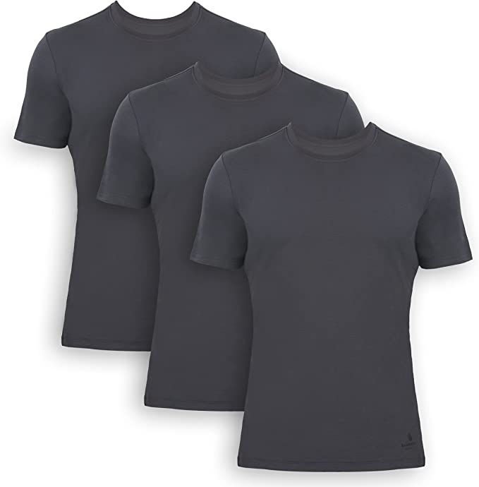 Men's Bamboo Crew Neck Undershirts (3-Pack) - Lolomo!