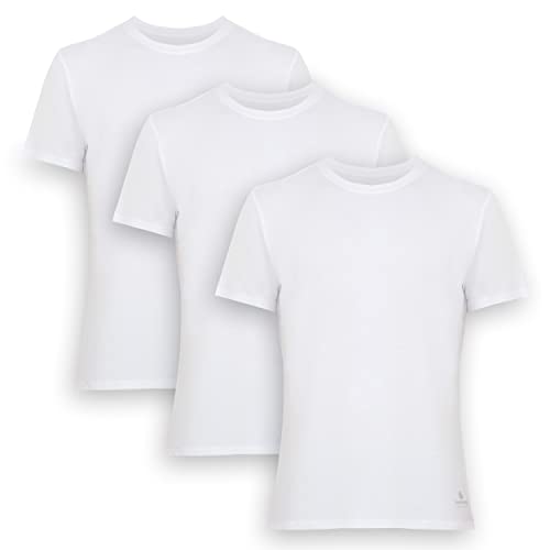 Men's Bamboo Crew Neck Undershirts (3-Pack) - Lolomo!