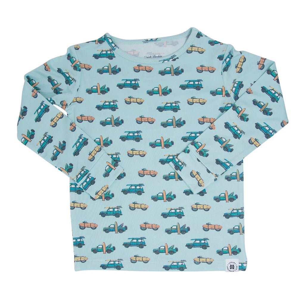 Surfing Beach Big Kid Pajama