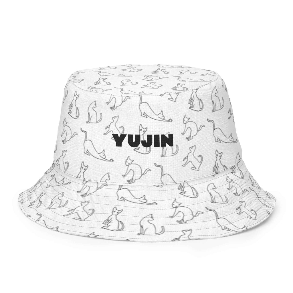 Black and White Reversible Bucket Hat