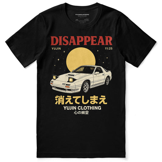 Camiseta de coche desaparecido