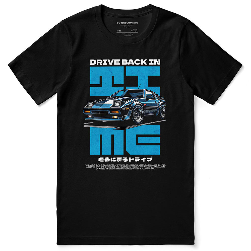 Back In Time Car T-Shirt