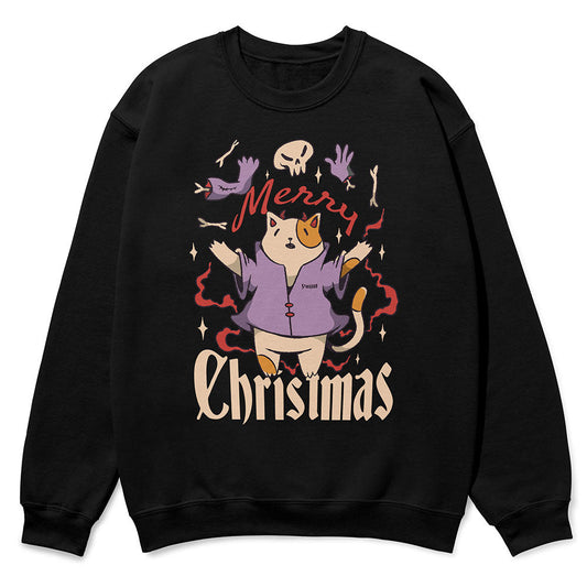 Sweat-shirt Chat Joyeux Noël