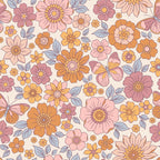 Retro Vintage Flowers Boho Dress