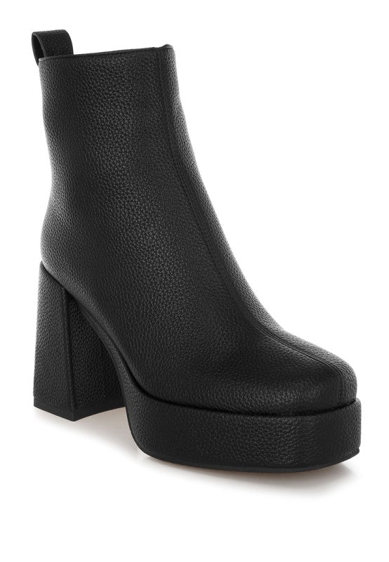 Poulin Faux Leather Chelsea Boots