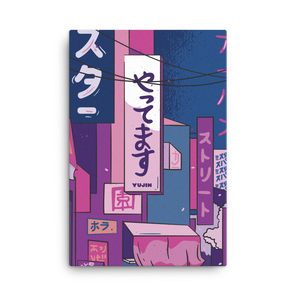 Tokyo City Canvas Poster