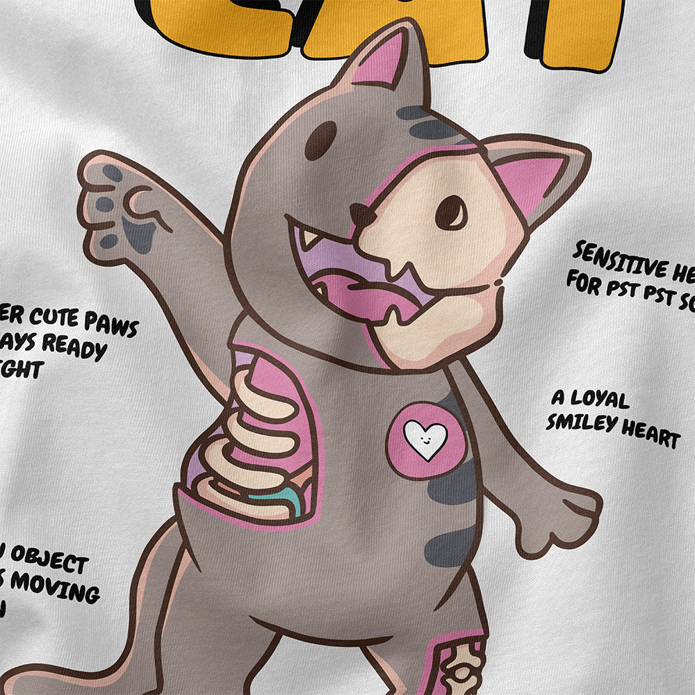 Cat Anatomy T-Shirt - Lolomo!