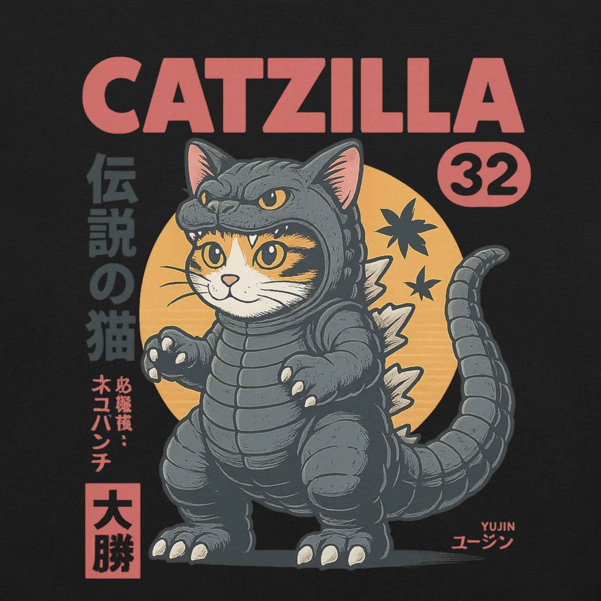 Catzilla Monster Cat T-Shirt
