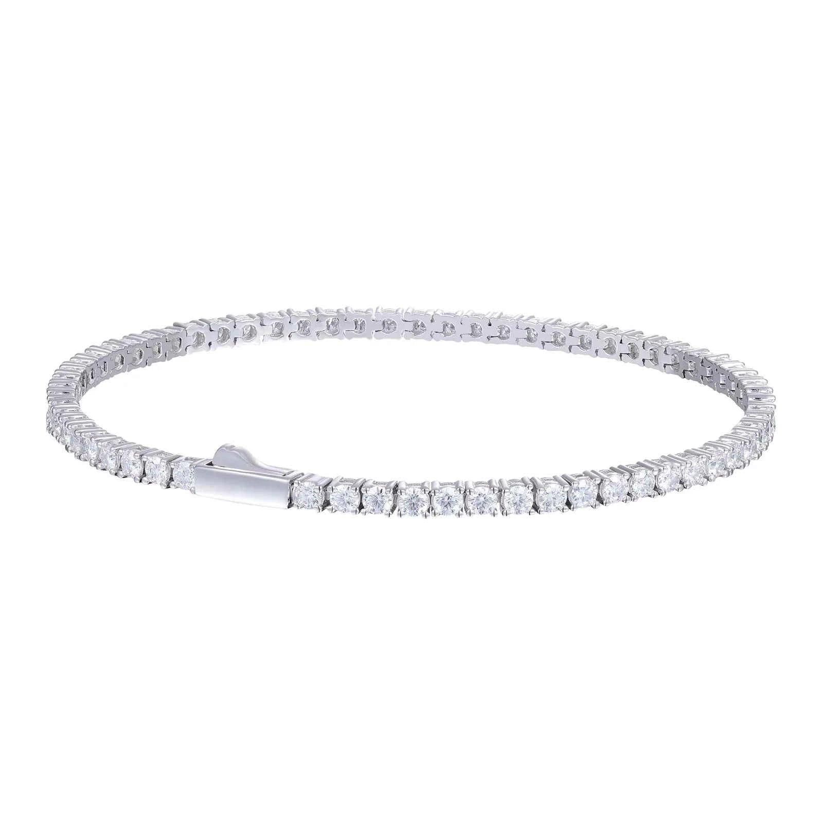 Célestin Lévêque Pulsera Tenis De Plata 2.5mm