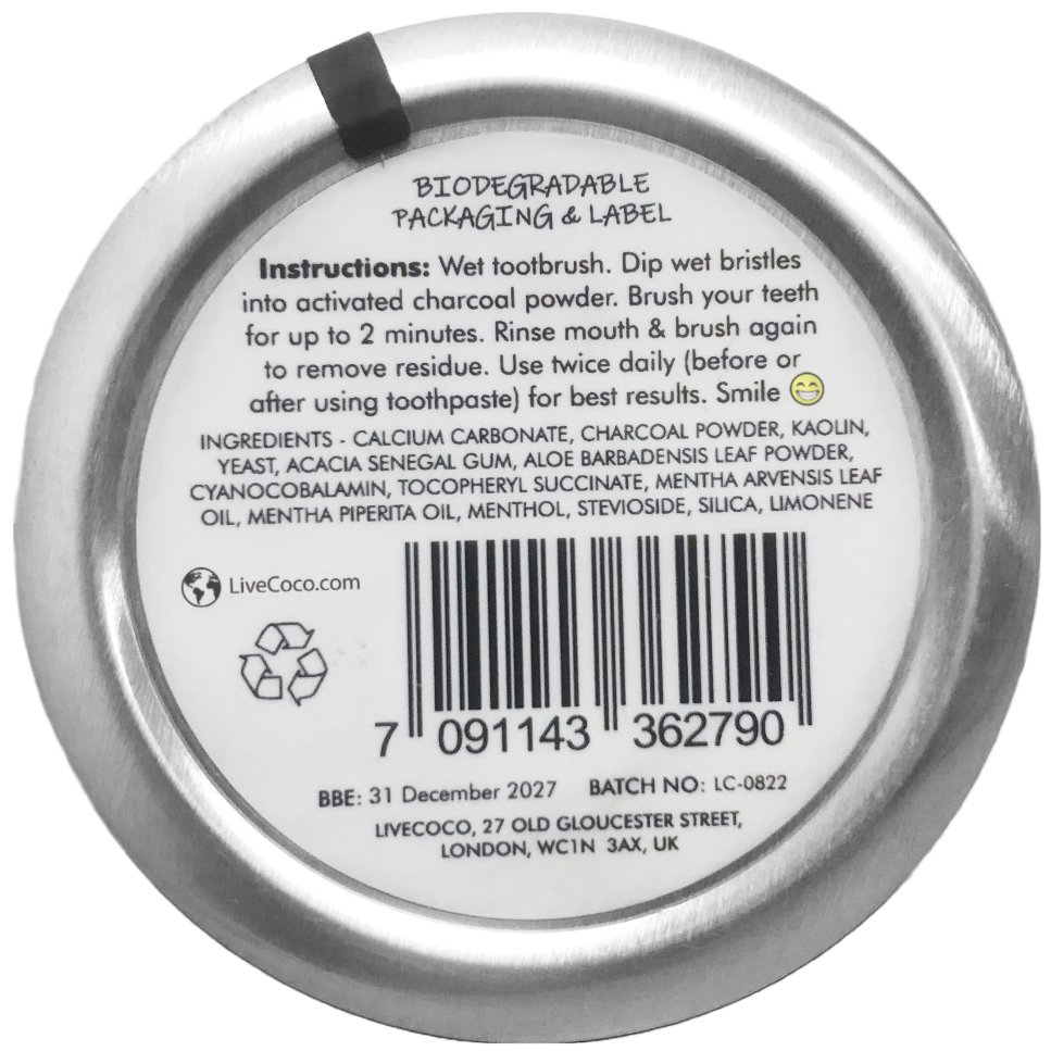 Teeth Cleaning Powder (Vitamins & Aloe Vera Infused)