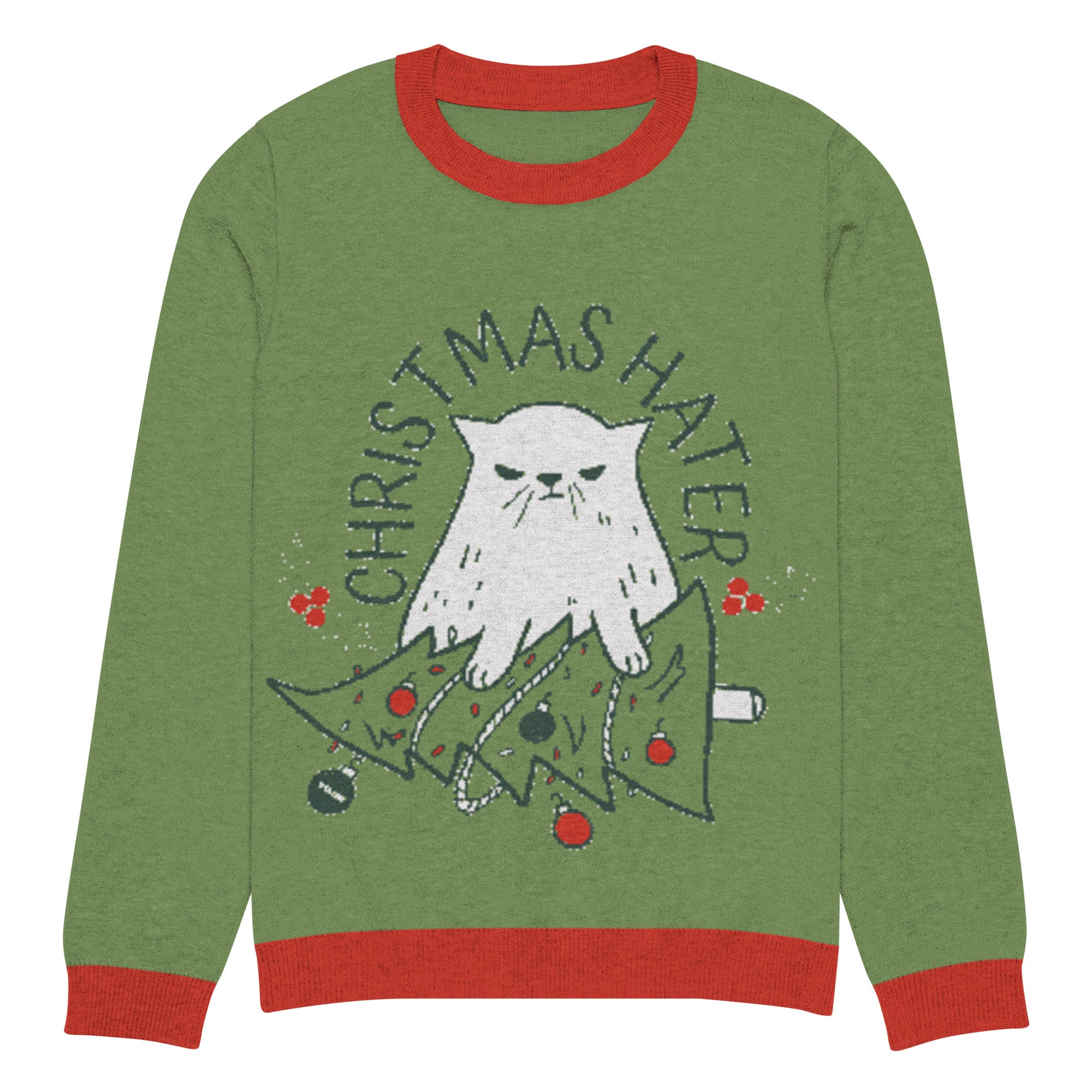 Christmas Hater Cat Sweatshirt