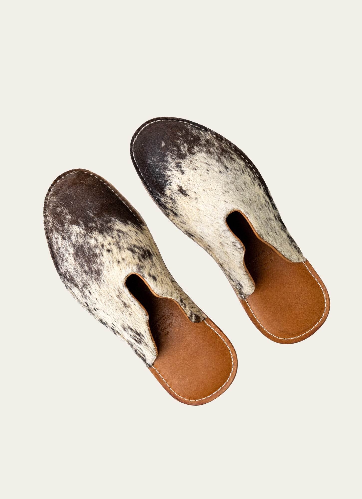 Mr. Grumpy Leather Slippers - Lolomo!