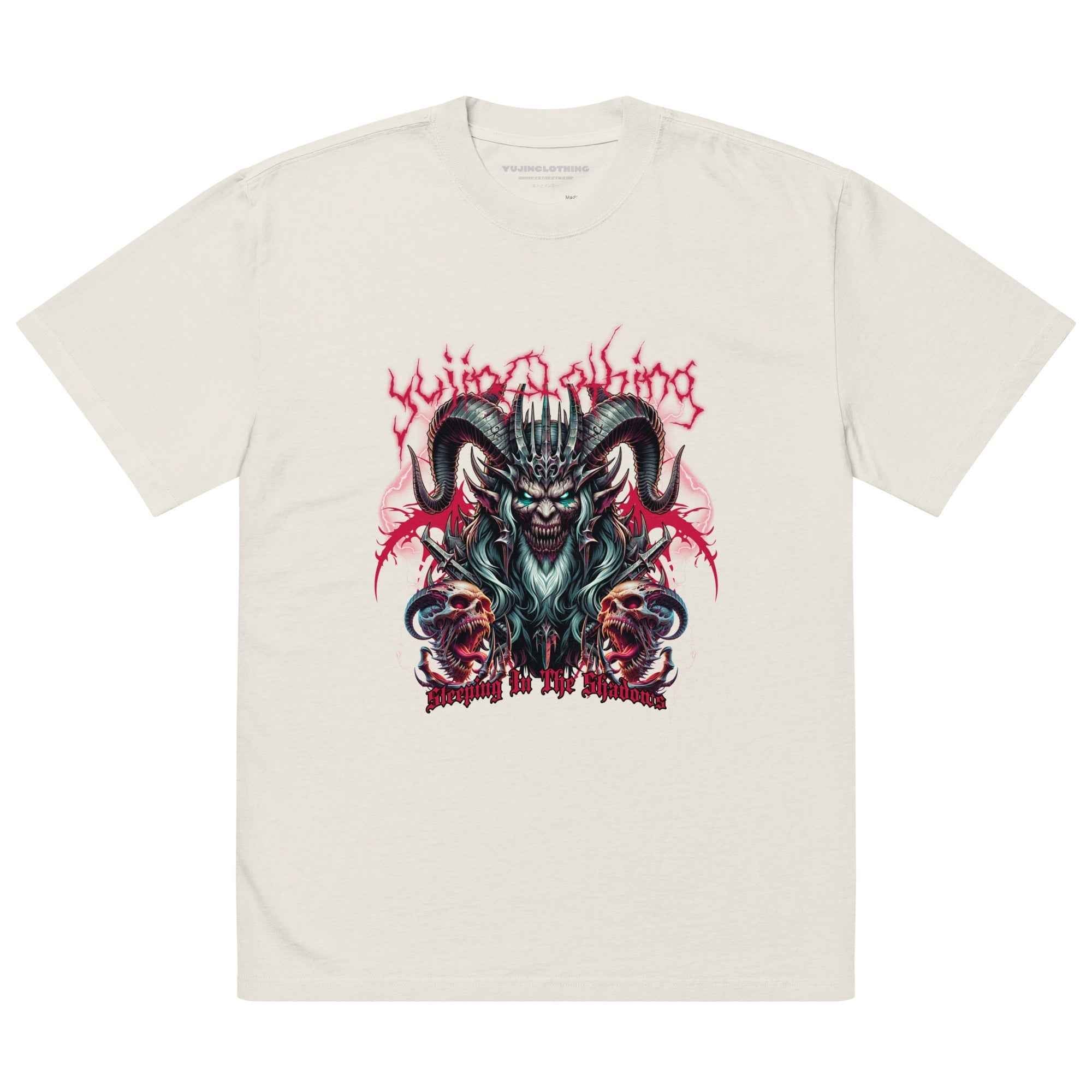 Darkness Oversized Faded T-Shirt