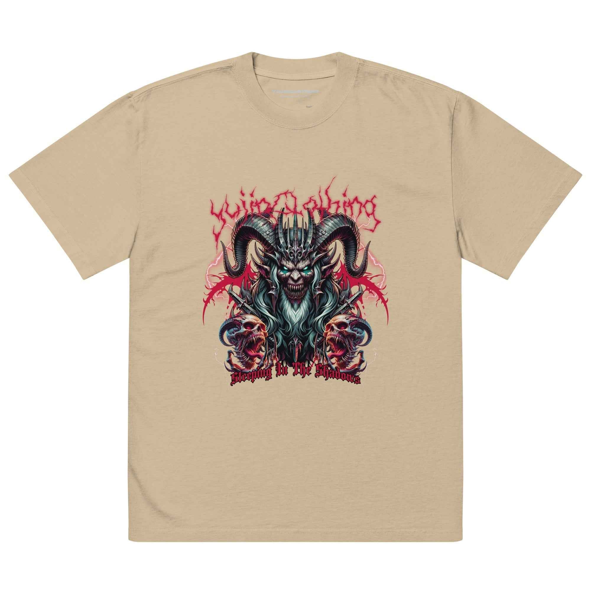 Darkness Oversized Faded T-Shirt